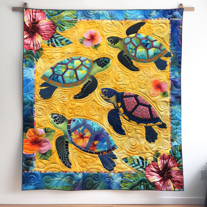 Aqua Adventure Konst Quilt Hängande NCU0TL908