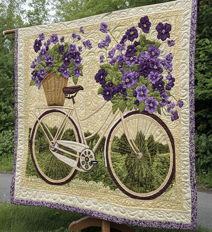 Konstmatta i Form av Cykelbukett NCU0PT814