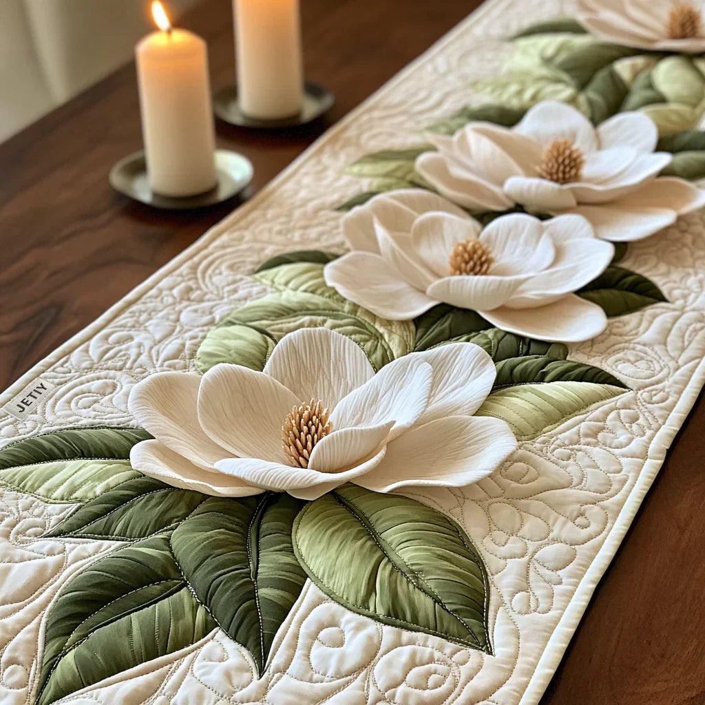 Quiltad Duk - Elegans i Blommor