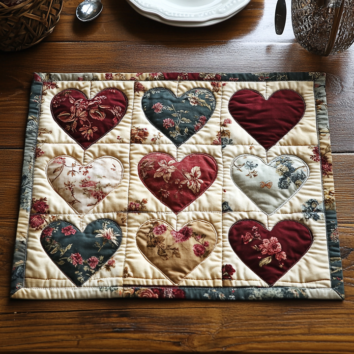 Quiltad Duk med Blommor NCU0DV2941