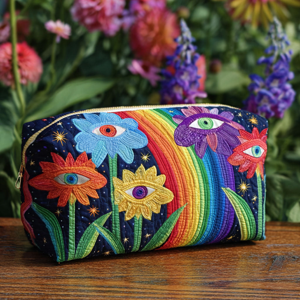 Beauty case trapuntato med boho svampar NCU0PT9279