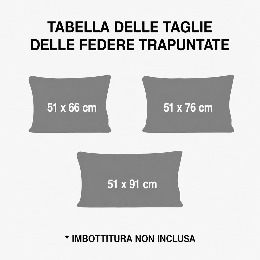 Kuddfodral med quilt och text