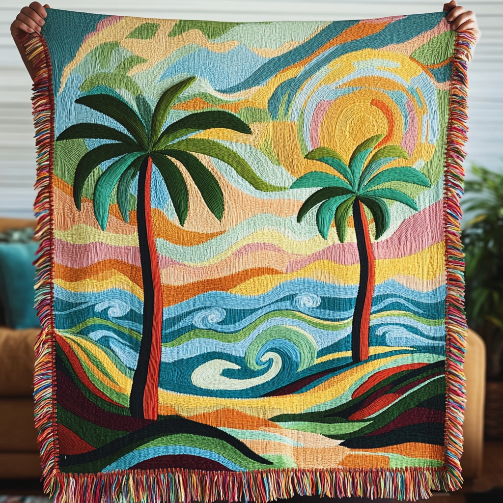Coperta Woven Coastal Haven NCU0VH3876