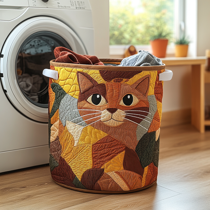 Quiltad tvättkorg med katter NCU0DDK604