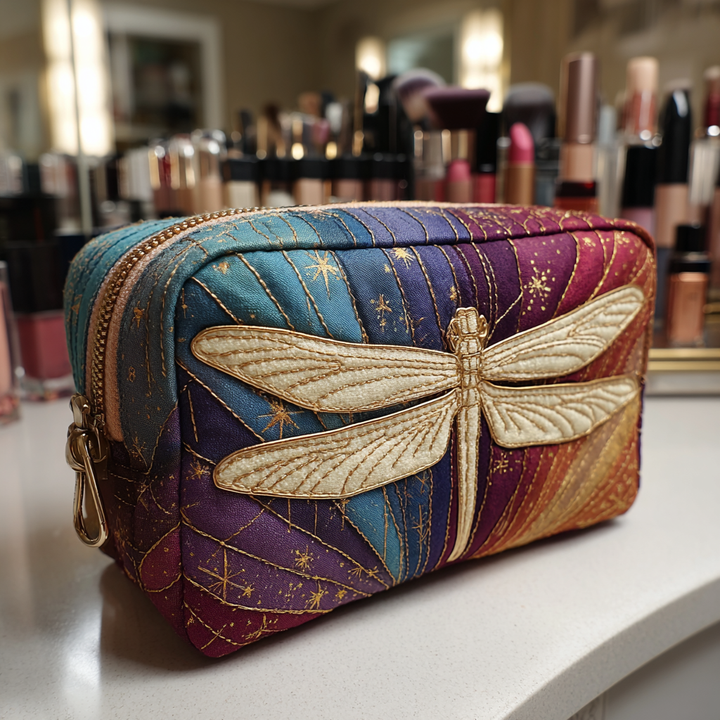 Beauty case quiltat med trollslända NCU0DK10232