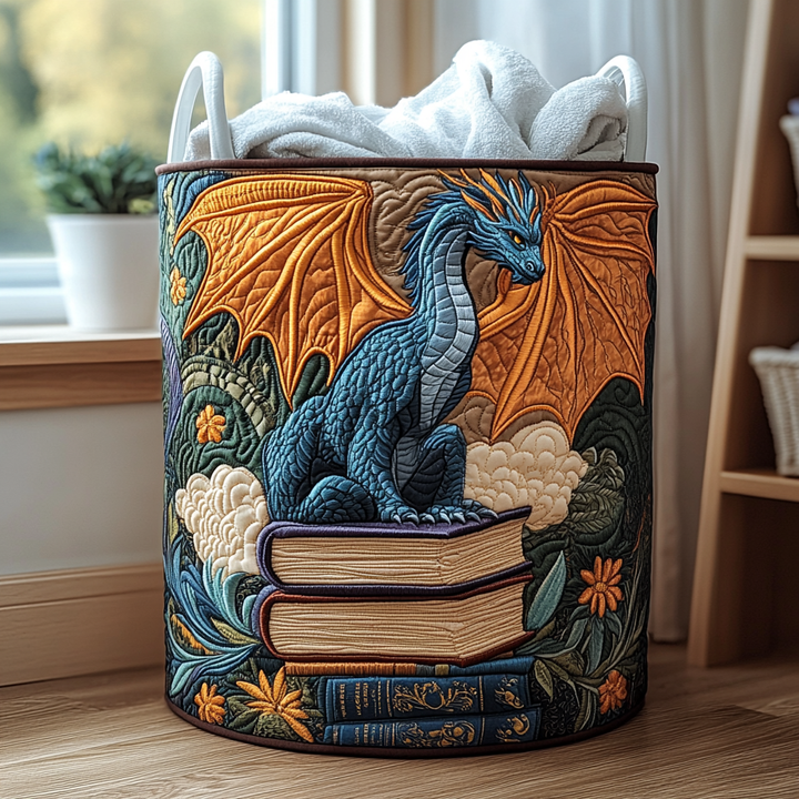 Quiltad tvättkorg med drake NCU0DDK661