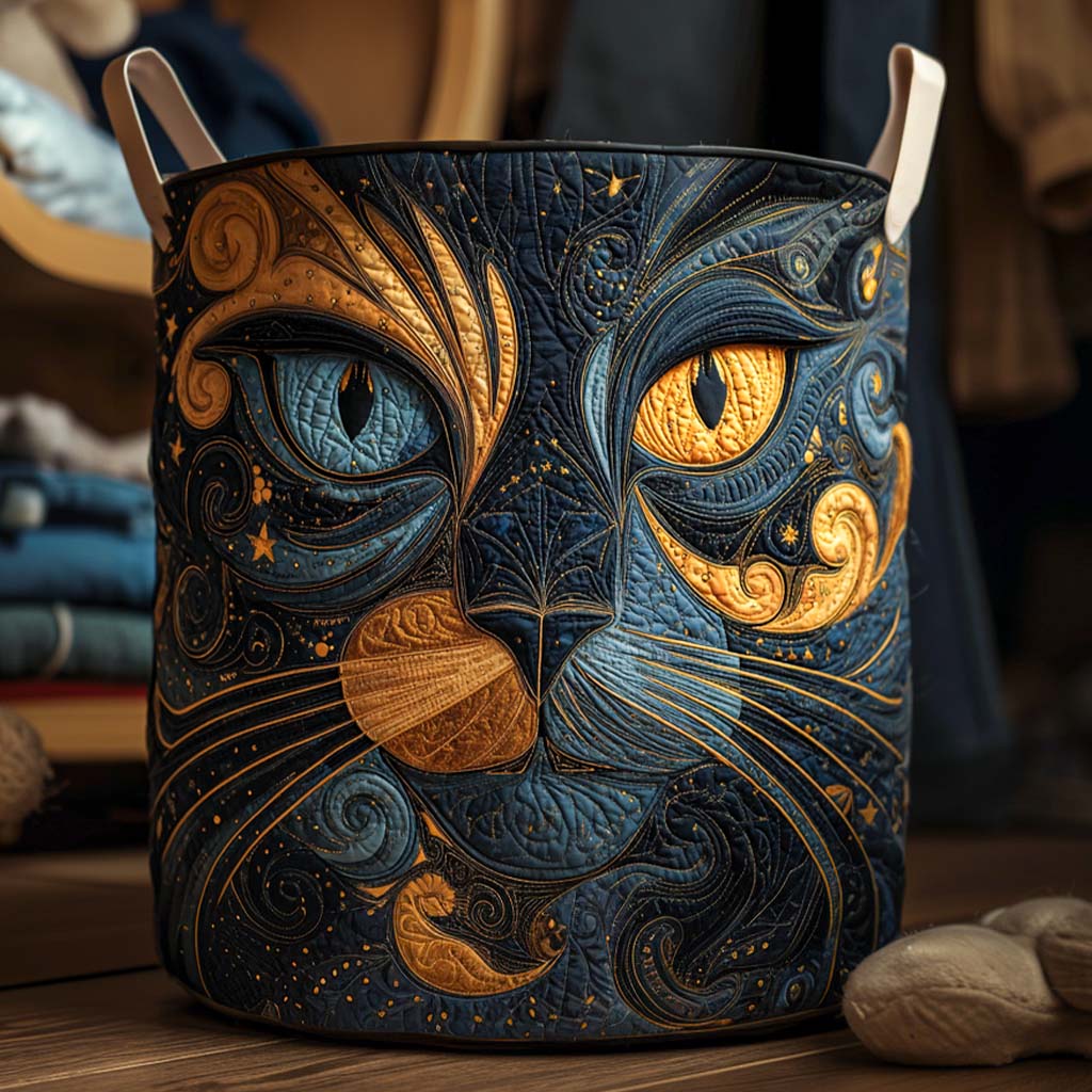 Korg för tvätt med kattmotiv NCU0NNT1841