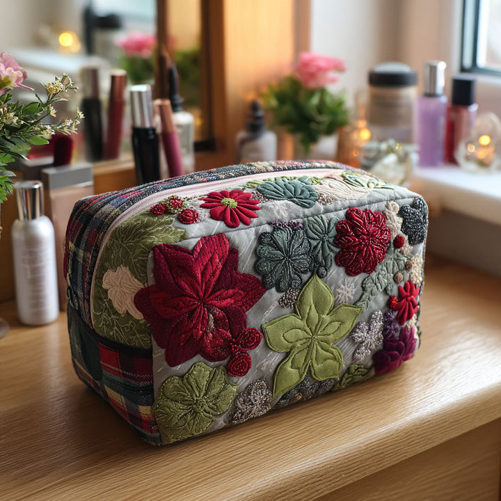 Skönhetsväska quiltad med blommig trädgård NCU0PT9619