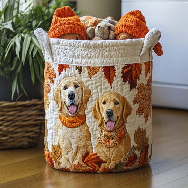 Quiltad tvättkorg med blommönster NCU0NNT1338
