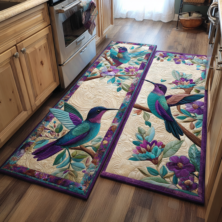 Antislip köksmatta med delikat kolibri NCU0DK11065