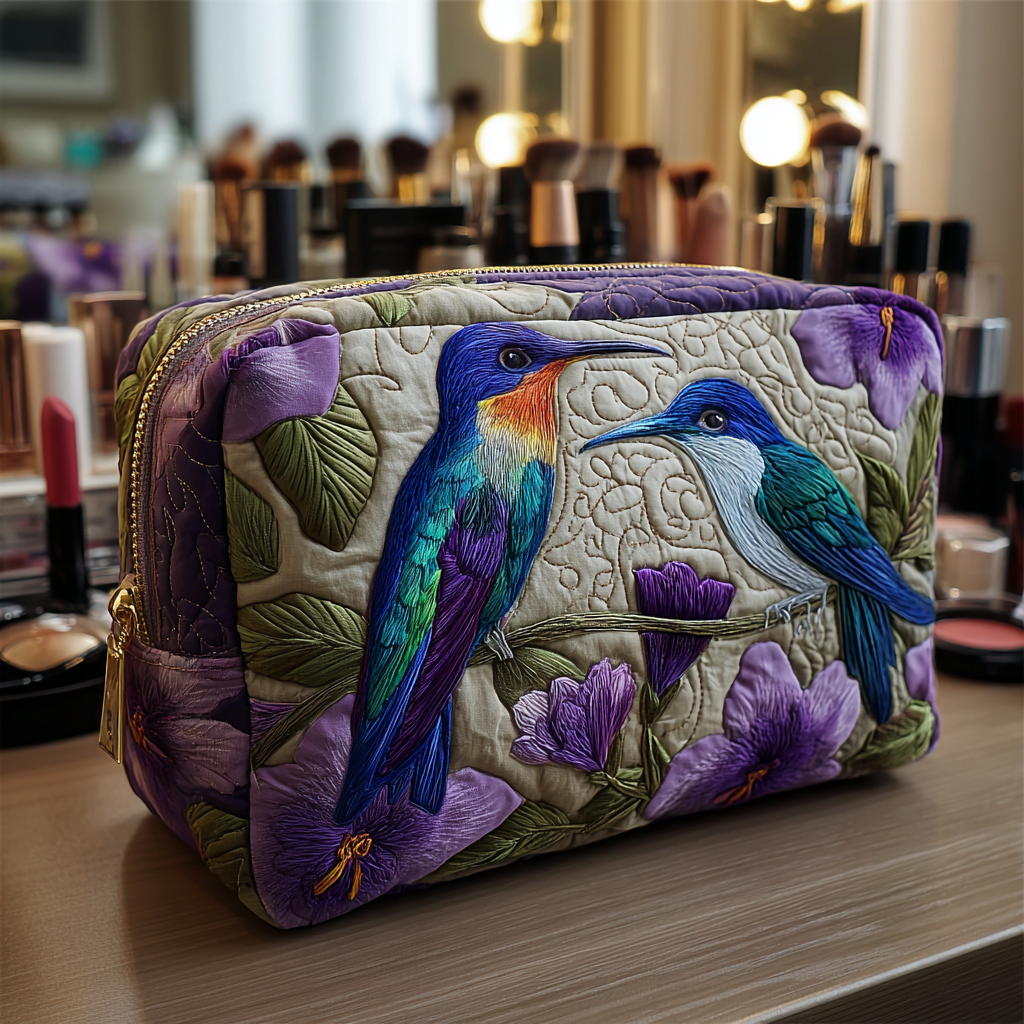 Skönhetsväska med delikat kolibri NCU0DK10218