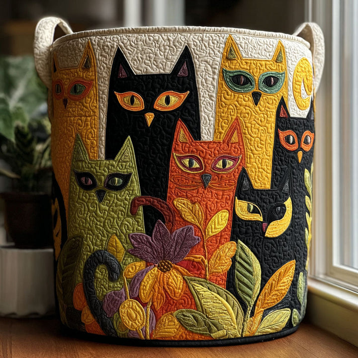 Korg för tvätt med kattmotiv NCU0PTT2517