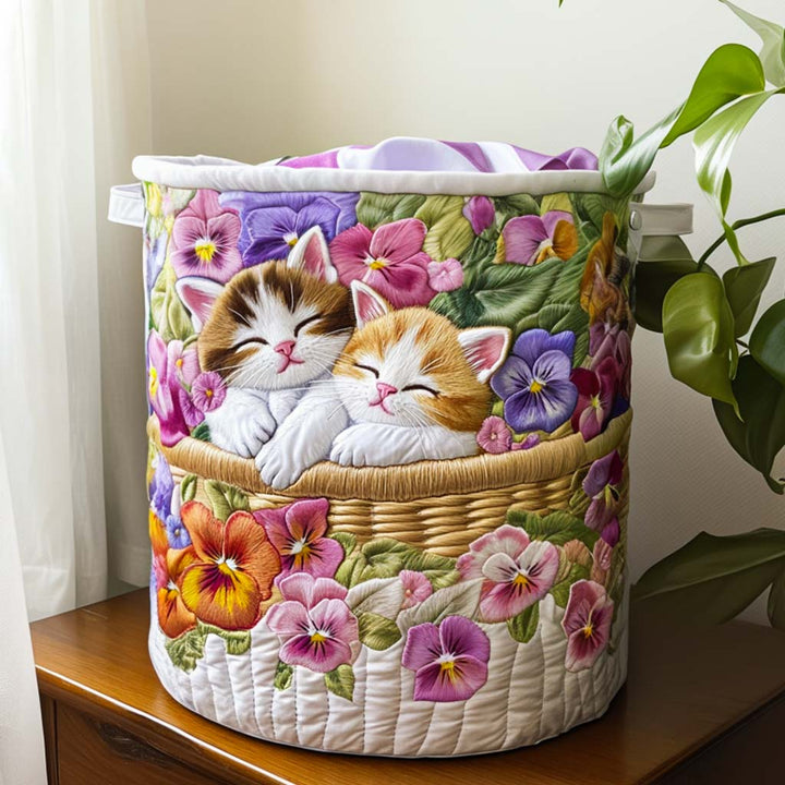 Korg för tvätt med kattmotiv NCU0NNT1332