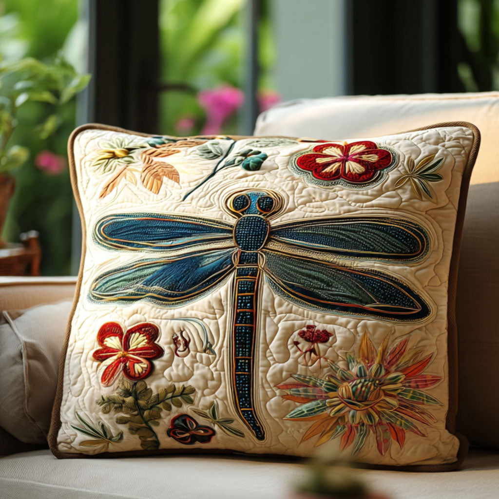 Quiltad kudde med lysande kolibri NCU0PT8688