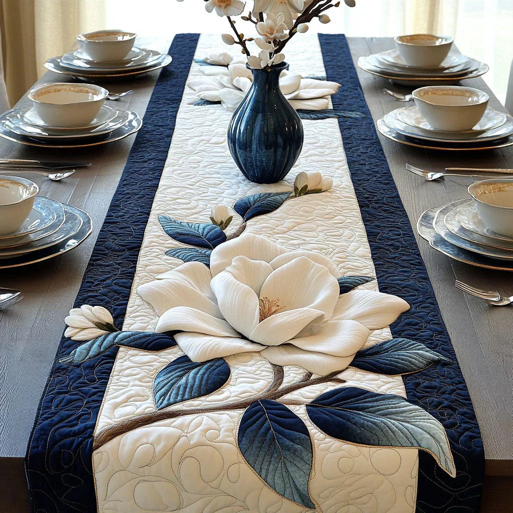 Quiltad duk - Lugna magnolia