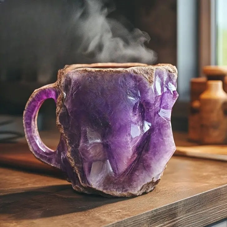 Kaffekoppar i Mineral Infuserat Kristall