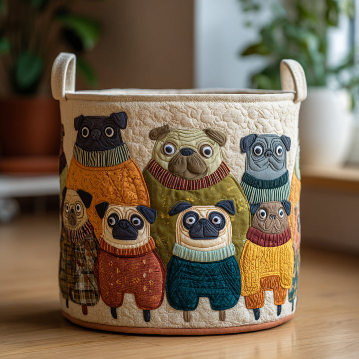 Quiltad tvättkorg med Carlino NCU0DV1654