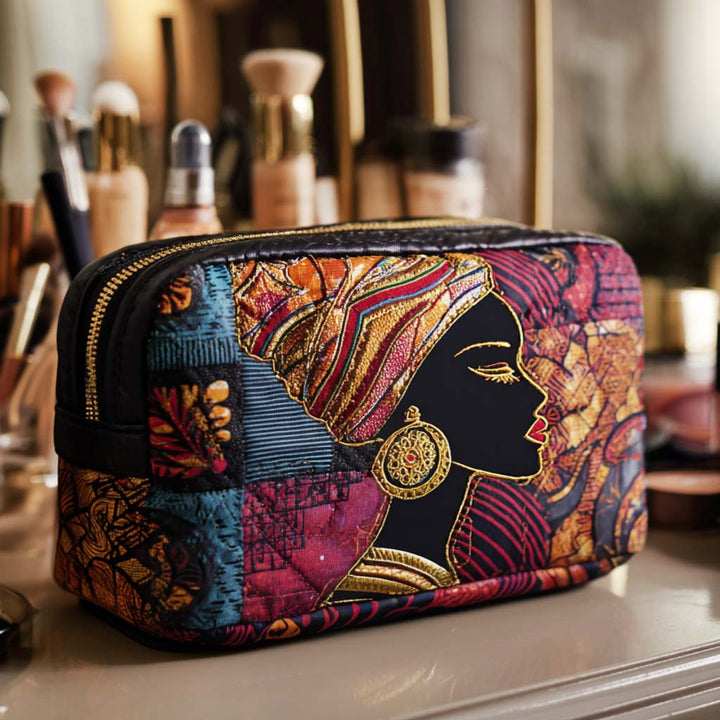 Beauty case quiltad med strålande mönster NCU0NT10380