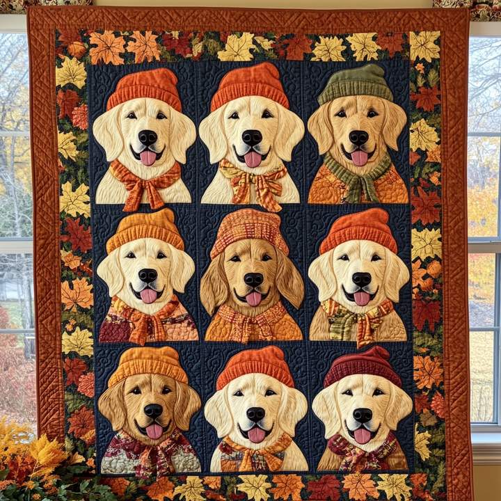 Quiltad Filt Retriever Vibes Höst NCU0PT359