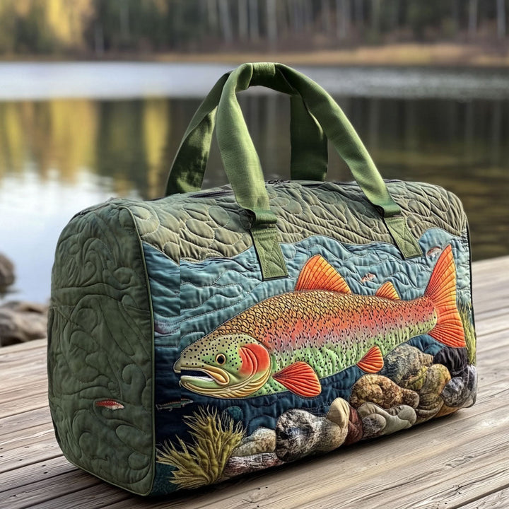 Resväska med quiltat fiske-mönster NCU0VT259