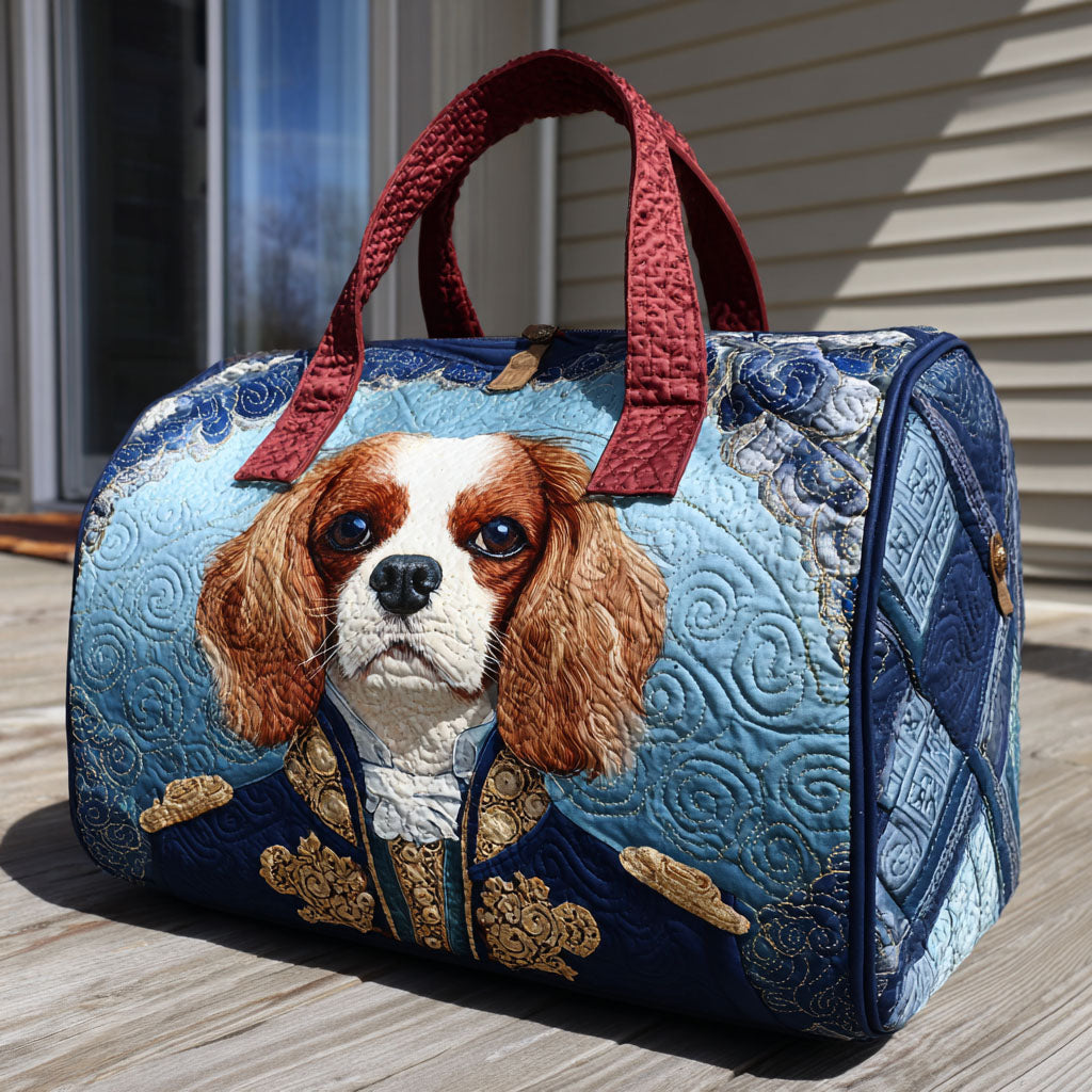 Resväska quiltad med elegant spaniel NCU0PT9336