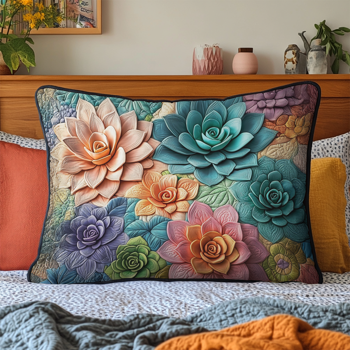 Kuddfodral med succulenter NCU0DK5798