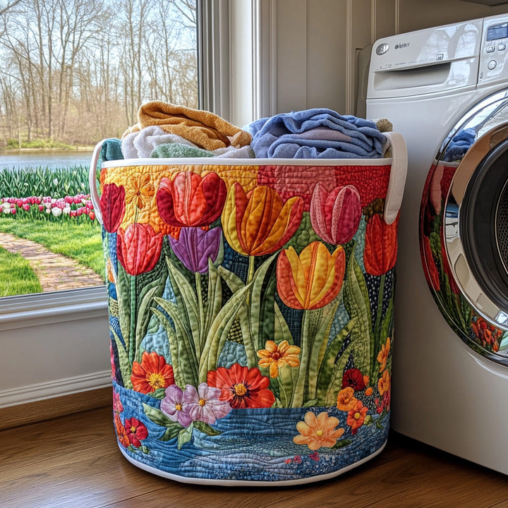 Quiltad tvättkorg med sommarmotiv NCU0DV743