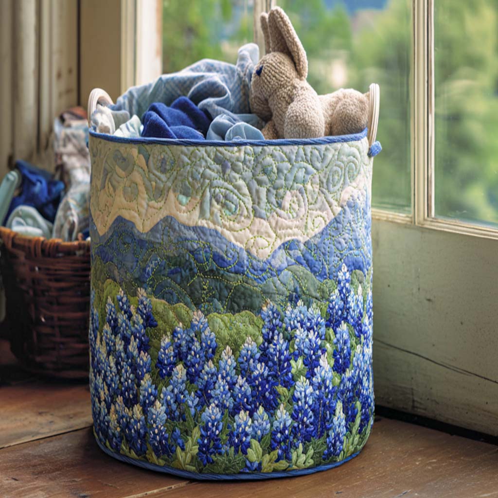 Quiltad tvättkorg i westernstil NCU0NNT1309