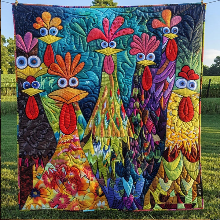 Färgglada Quiltade Filtar NCU0PT040