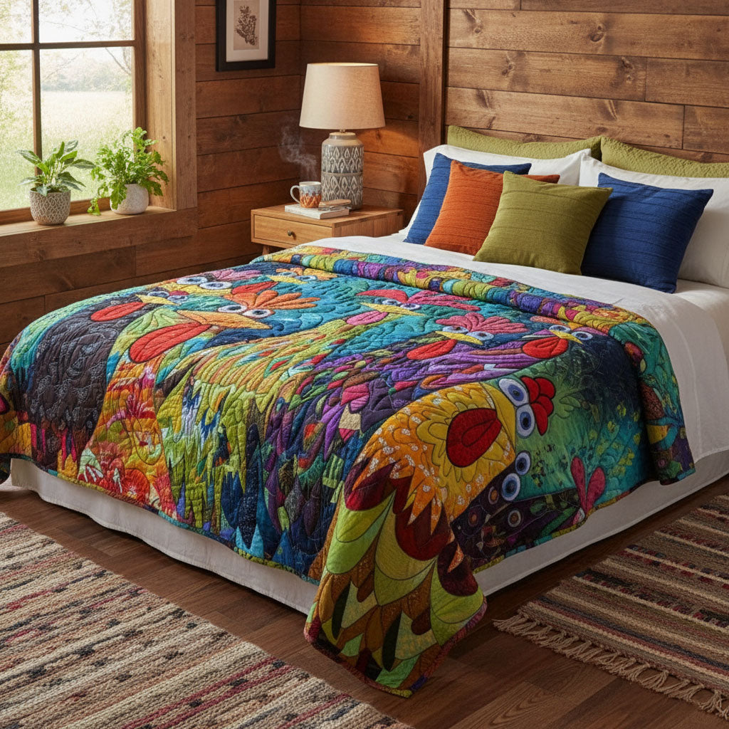 Färgglada Quiltade Filtar NCU0PT040